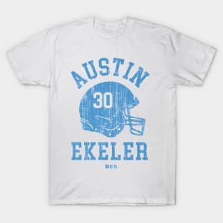 Austin Ekeler Los Angeles C Helmet Font T-Shirt